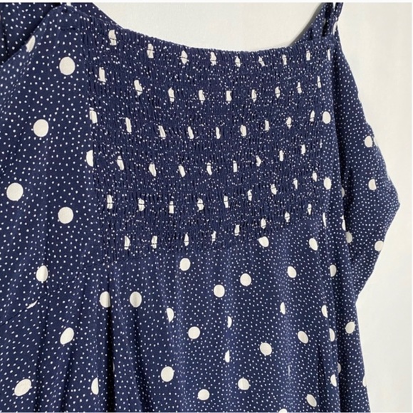 Old Navy Blue Polka Dot Cami Sundress XXL - Picture 5 of 7